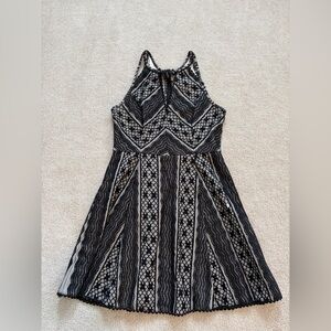 Free People Monochrome Patterned Dress
